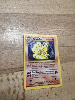 NINETALES - 12/102 - Base Set SHADOWLESS - Holo - Pokemon Card - MP - Image 3