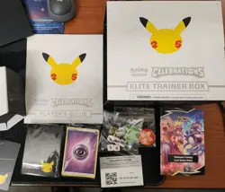Celebrations Elite Trainer Box ETB - Empty w/ Accessories No Cards/No Packs - Image 1