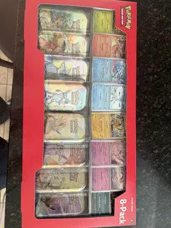 Pokemon TCG Prismatic Evolutions Costco 8 Mini-Tin Bundle w/ Promo Cards NEW - Image 1