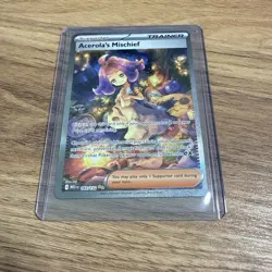 Acerola's Mischief Mega Evolution Pokemon Card special Illustration Rare - NM - Image 1