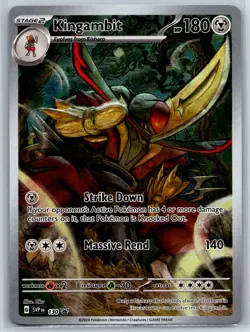 Kingambit - Shrouded Fable SVP 130 Black Star Promo Pokemon Card NM - Image 1