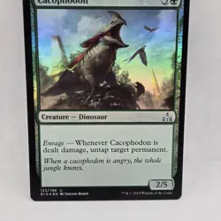 Cacophodon FOIL Rivals of Ixalan RIX 123/196 MP Moderate Play Card Single - Image 5