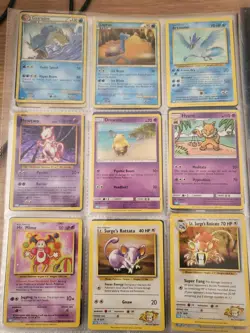 Pokemon Cards Vintage Modern English Japanese Folder - Image 4