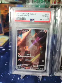PSA 10 Charizard SAR 201/165 Charmander Charmeleon Set Pokemon Card 151 Japanese - Image 3