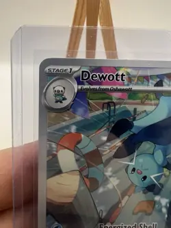 Pokemon TCG Dewott 106/086 SV White Flare Illustration English NM Card - Image 4