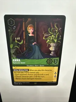 Anna - Diplomatic Queen 85/204 Shimmering Skies Cold Foil Disney Lorcana Card NM - Image 3