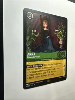 Anna - Diplomatic Queen 85/204 Shimmering Skies Cold Foil Disney Lorcana Card NM - Image 4