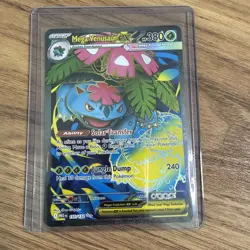 Mega Venusaur EX 155/132 Ultra Rare Mega Evolution Pokemon Card Near Mint - Image 1