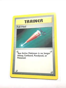 FULL HEAL - 82/102 - Base Set - 4th Print - 1999-2000 - Pokemon Card - MP - Image 1