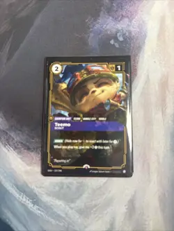 Riftbound Teemo Promo Card 197/298 League of Legends TCG NM English New - Image 1