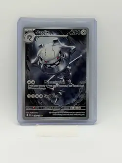 Pokemon Mega Evolution Steelix 150/132 Full Art Illustration Rare Card, NM - Image 1