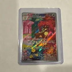 Sawsbuck 166/162 Temporal Forces Illustration Rare Pokemon TCG Card NM - Image 1