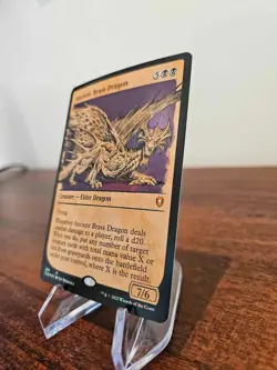 Ancient Brass Dragon - Showcase - FOIL - NM MTG - Battle for Baldur's Gate 389 - Image 4