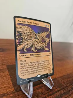 Ancient Brass Dragon - Showcase - FOIL - NM MTG - Battle for Baldur's Gate 389 - Image 5