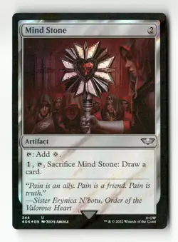 Mind Stone (244) (Surge Foil) Universes Beyond: Warhammer 40,000 #244 Uncommon - Image 1