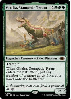 Ghalta, Stampede Tyrant (foil) - Image 1