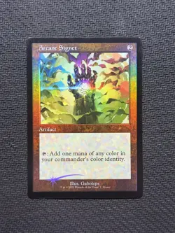 Arcane Signet (Retro Frame) MagicFest Promo Foil MTG NM - Image 1