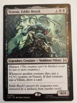 Venom, Eddie Brock SPE #12 Mythic Regular NM+ - Image 1