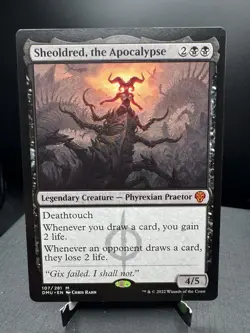 MTG Dominaria United Sheoldred the Apocalypse Regular Mythic NM - Image 1
