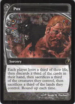 MTG Pox (Future Sight) (185) | NM | Mystery Booster 2 {MB2} - Image 1