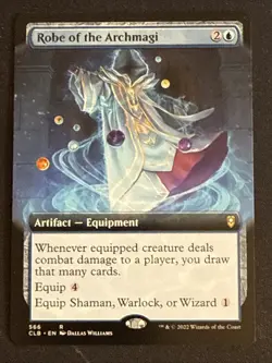 1x Robe Of The Archmagi (566) Commander Baldur's Gate LP MTG Magic x1 MKE - Image 1