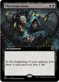 Phyrexian Arena (Extended Art, #384, NM) Phyrexia: All Will Be One (ONE), MTG - Image 1