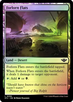Forlorn Flats Outlaws of Thunder Junction MTG Magic Foil - Image 1