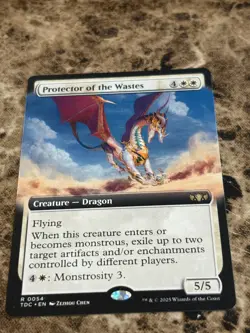 PROTECTOR OF THE WASTES Magic MTG Tarkir: Dragonstorm Extended Art - Image 1