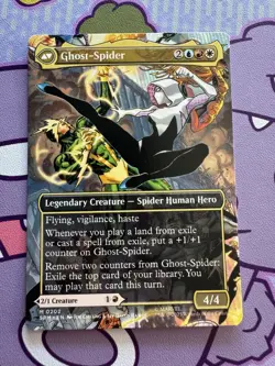Gwen Stacy (0202) (Borderless) Marvel's Spider-Man Magic The Gathering Nm - Image 2