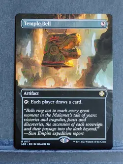 Temple Bell (Borderless); Commander: the Lost Caverns of Ixalan - Image 1