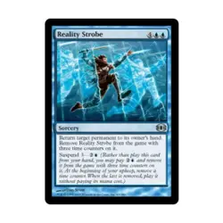 WOTC MtG Future Sight Reality Strobe (U) (Foil) NM - Image 1