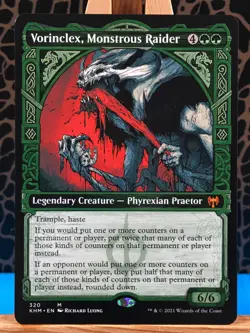 MTG - Vorinclex, Monstrous Raider. Kaldheim. Showcase - Mythic - Praetor. - Image 1