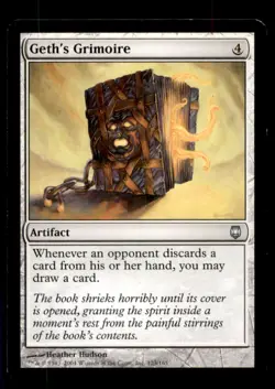 MTG Geth's Grimoire LP Light Play Darksteel [2829] - Image 1