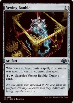 MTG Vexing Bauble Normal NM Modern Horizons 3 Magic 212 - Image 1