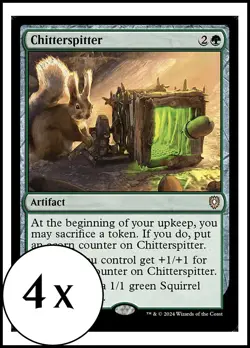 MTG - 4 x Chitterspitter - Bloomburrow Commander - Playset 4x x4 - Image 1