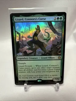 MTG - Lizard, Connor's Curse - Foil - SPM 0106 - Spiderman - Rare - Magic - Image 1