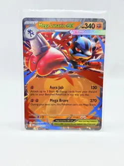 Pokemon TCG Mega Lucario EX 077/132 Mega Evolution MINT/Near MINT - Image 4