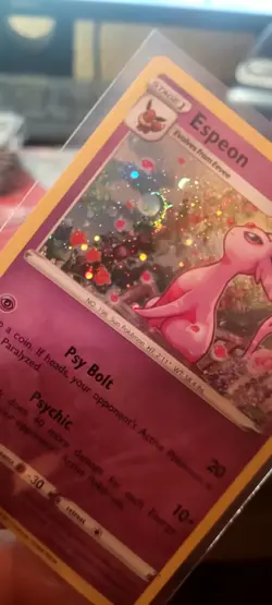 Pokemon TCG Espeon SWSH174 SWSH: Sword & Shield Promo SWIRL NM - Image 1