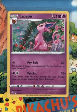 Pokemon TCG Espeon SWSH174 SWSH: Sword & Shield Promo SWIRL NM - Image 2