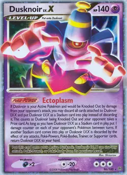 Dusknoir LV.X - 96/100 - Rare Holo HP, English Pokemon Stormfront - Image 1