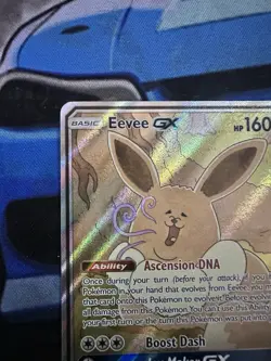 Pokemon TCG Eevee GX SM233 Full Art Black Star Promo Sun & Moon NM+ - Image 2
