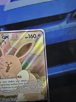 Pokemon TCG Eevee GX SM233 Full Art Black Star Promo Sun & Moon NM+ - Image 3