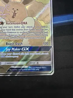 Pokemon TCG Eevee GX SM233 Full Art Black Star Promo Sun & Moon NM+ - Image 5
