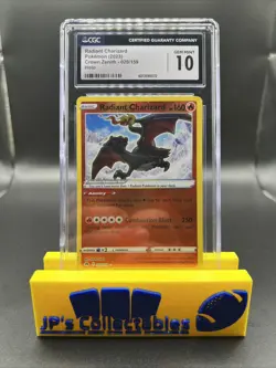 2023 POKEMON SWORD & SHIELD CROWN ZENITH #020 RADIANT CHARIZARD CGC 10 GEM MINT - Image 1