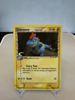 Croconaw (Delta Species) 27/101 Pokemon TCG Dragon Frontiers Regular (LP) 1 - Image 1