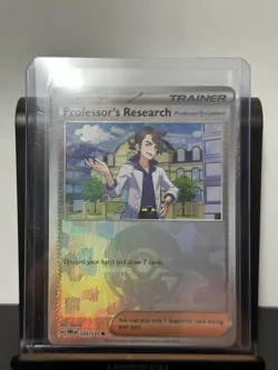 Pokemon Prismatic Evolutions Professor’s Research 125/131 (Pokeball Pattern) NM - Image 1