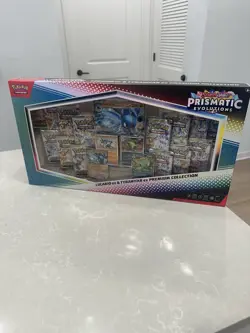 Pokemon SV Prismatic Evolutions Lucario EX & Tyranitar EX Premium Collection 4x - Image 1