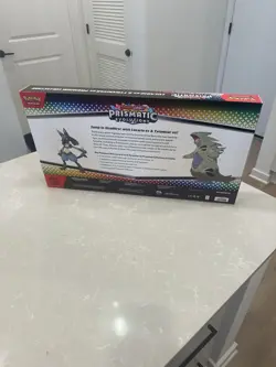 Pokemon SV Prismatic Evolutions Lucario EX & Tyranitar EX Premium Collection 4x - Image 3