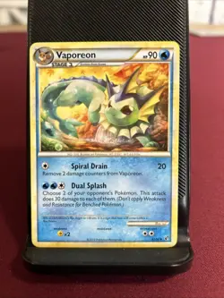 Pokemon TCG Vaporeon Undaunted 41/90 Regular Uncommon - Image 1
