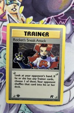 ROCKET’S SNEAK ATTACK - 72/82 - 1st Edition Team Rocket - Rare - Pokemon - NM - Image 2